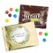 12 Pcs Botanical Wedding Candy M&M's Party Favor Packs - Milk Chocolate